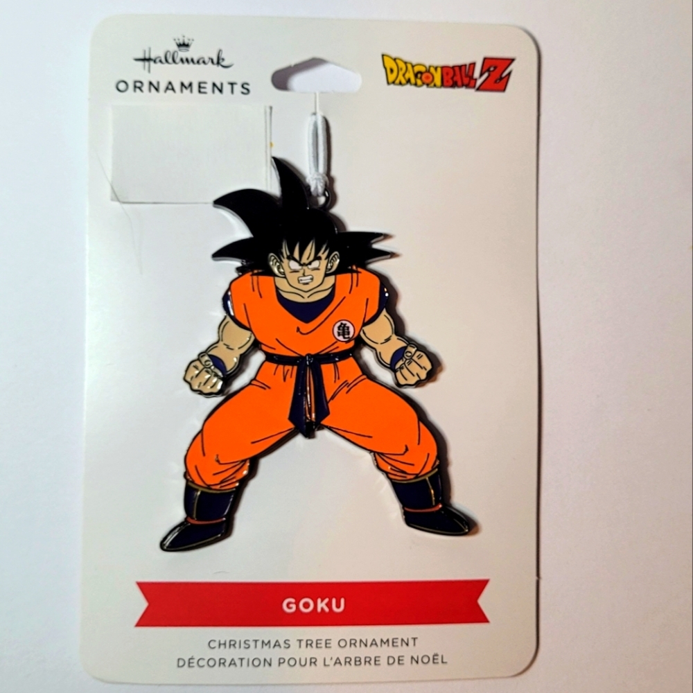 Hallmark Dragon Ball Z Goku Metal Christmas Tree Ornament